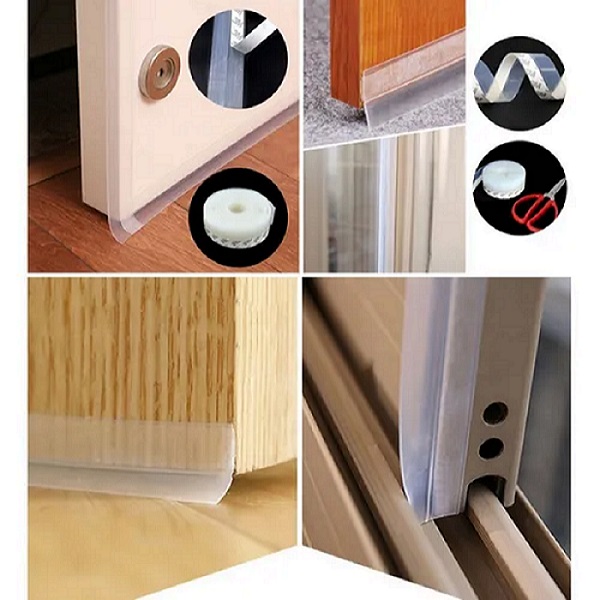 Guardapolvo Cubrepolvo Adherible Para Puerta y Ventanas Evita Polvo e Insectos