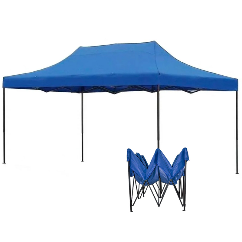 Carpa 3X4.5 Toldo Reforzado Plegable Impermeable Azul  Jardin Exterior