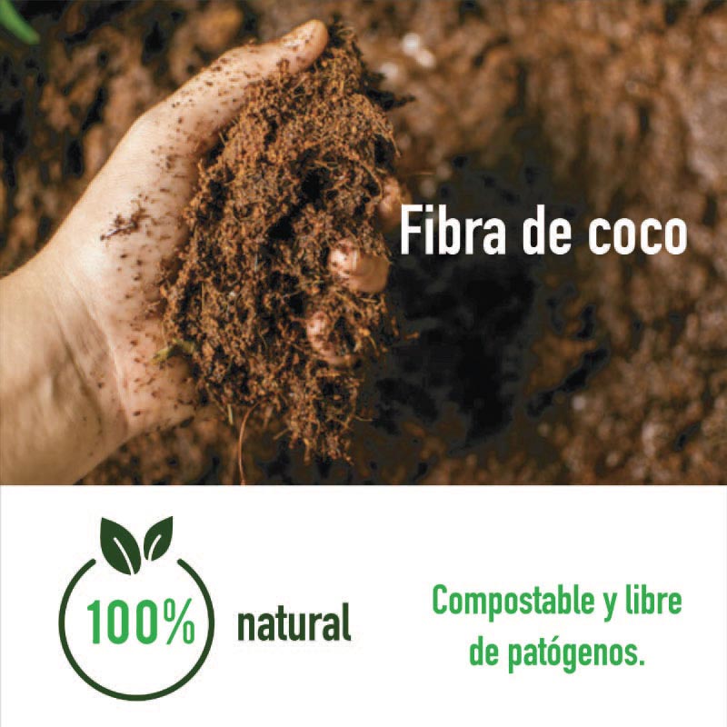 Fibra de Coco Comprimida