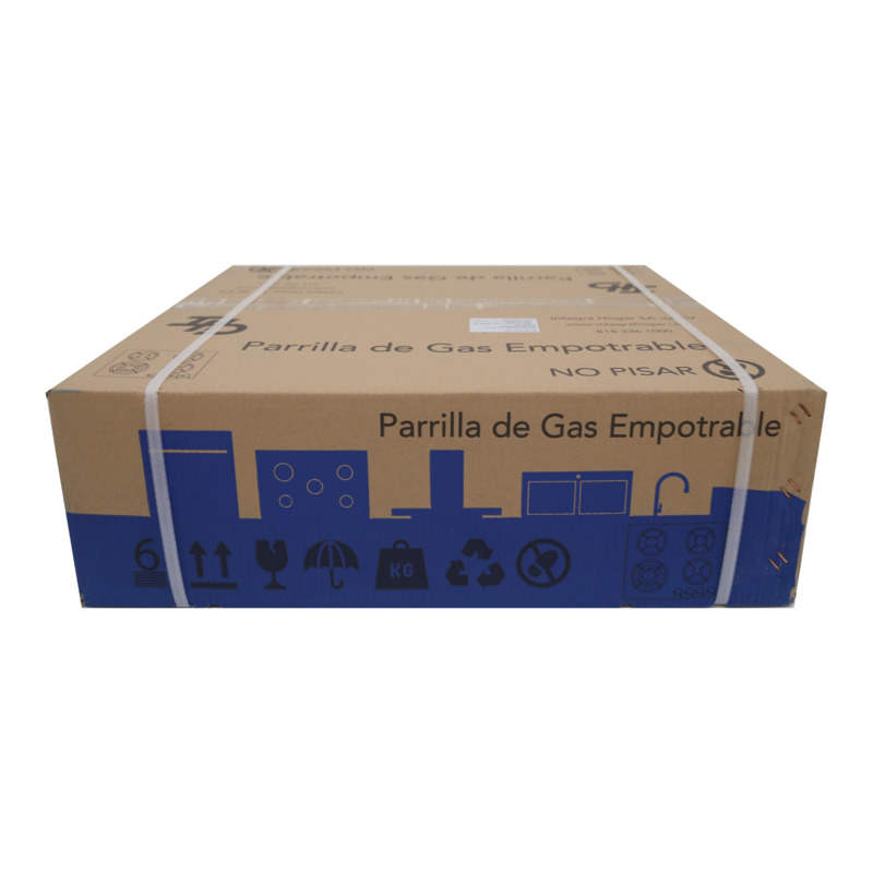 Parrilla de gas Empotrable / Sobrepuesta IHD Modelo ETNA60 de 60 cm 4 Quemadores y Cubierta de Cristal