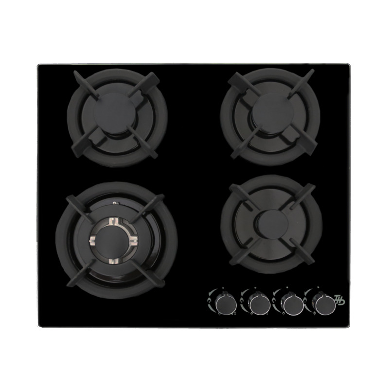 Parrilla de gas Empotrable / Sobrepuesta IHD Modelo ETNA60 de 60 cm 4 Quemadores y Cubierta de Cristal