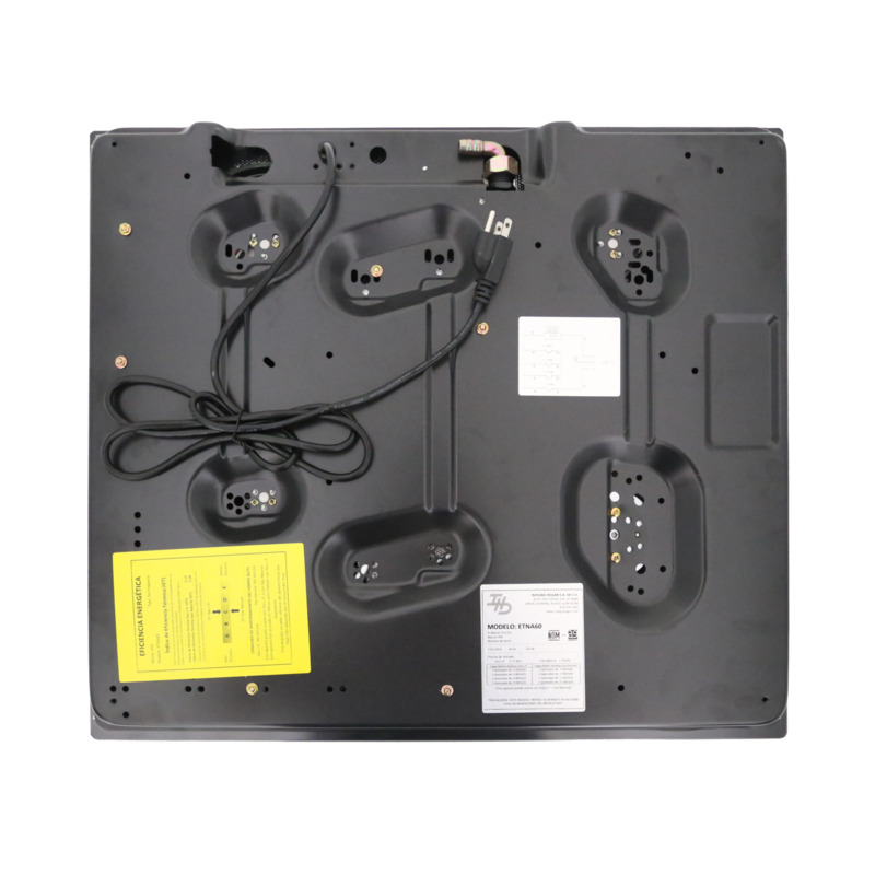 Parrilla de gas Empotrable / Sobrepuesta IHD Modelo ETNA60 de 60 cm 4 Quemadores y Cubierta de Cristal