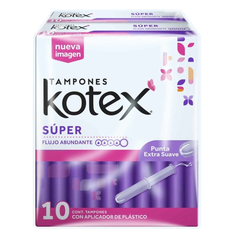 Tampones Kotex Súper 20 pzas