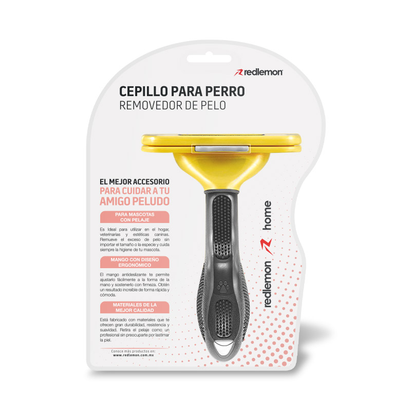 Cepillo para Perro y Gato de Pelo Largo y Corto Redlemon