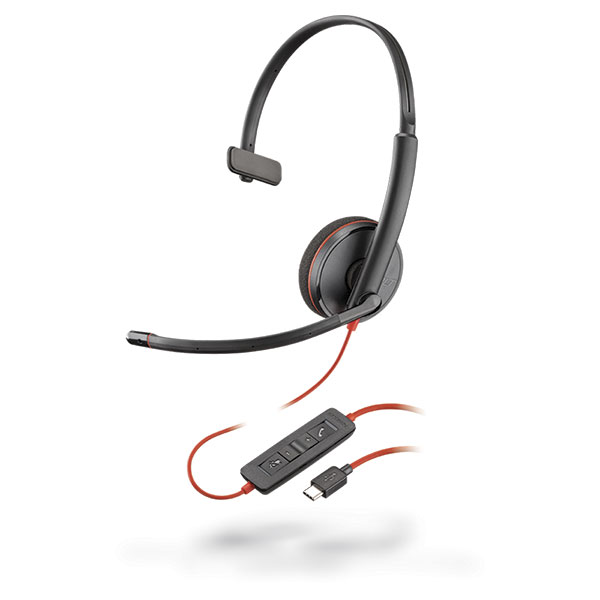 Plantronics Blackwire 3220 USB Auriculares estéreo con cable USB ideales para profesionales