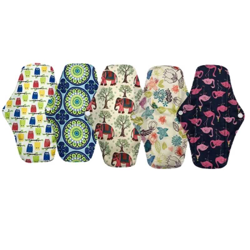 Toallas Femeninas Ecológicas paquete premium con 10 toallas y bolsa de regalo.