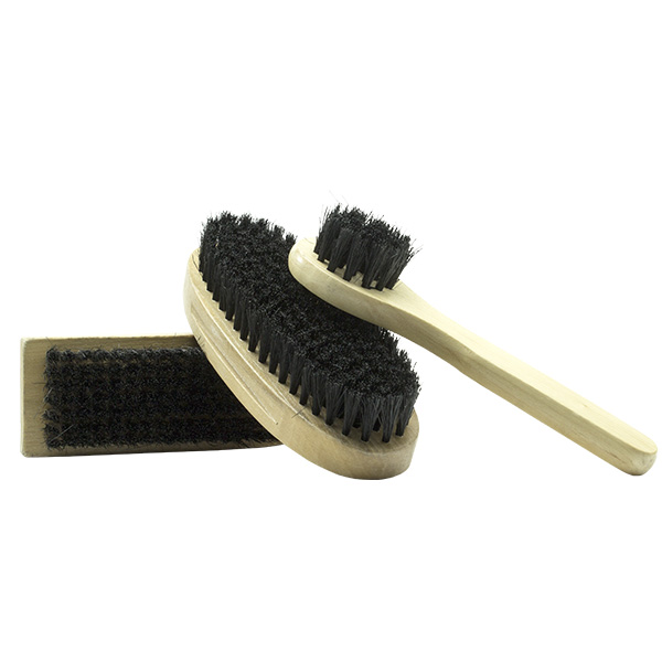 Calzanetto Juego de tres cepillos lustradores de calzado 