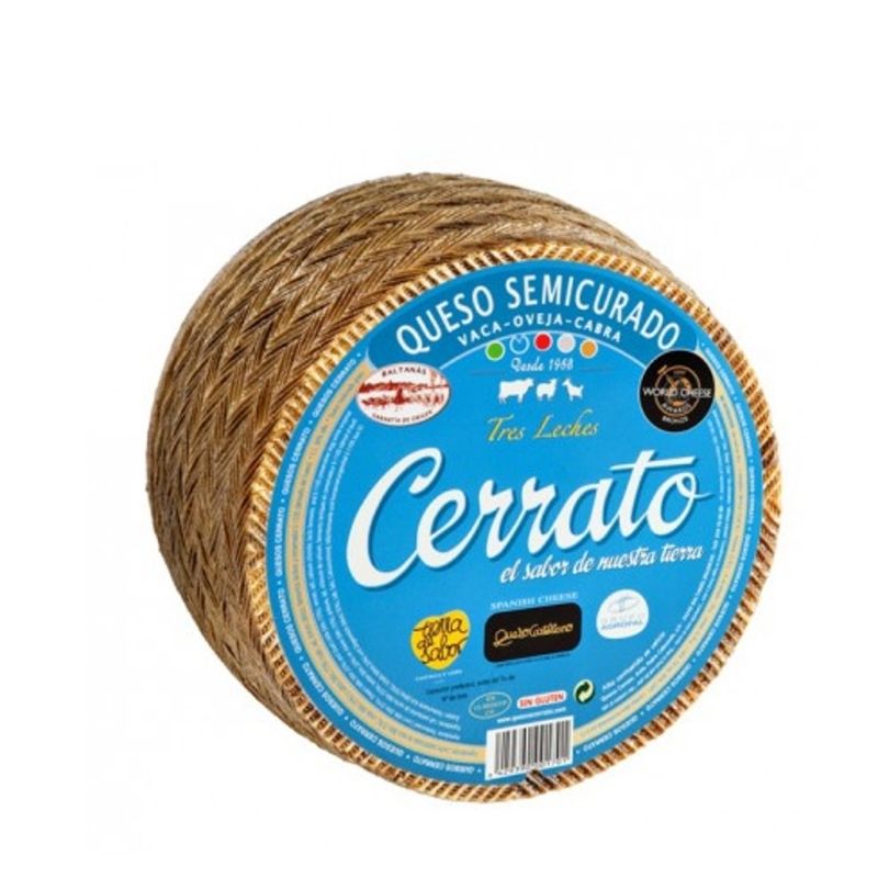 Queso Iberico Semicurado Cerrato 3 Kilos