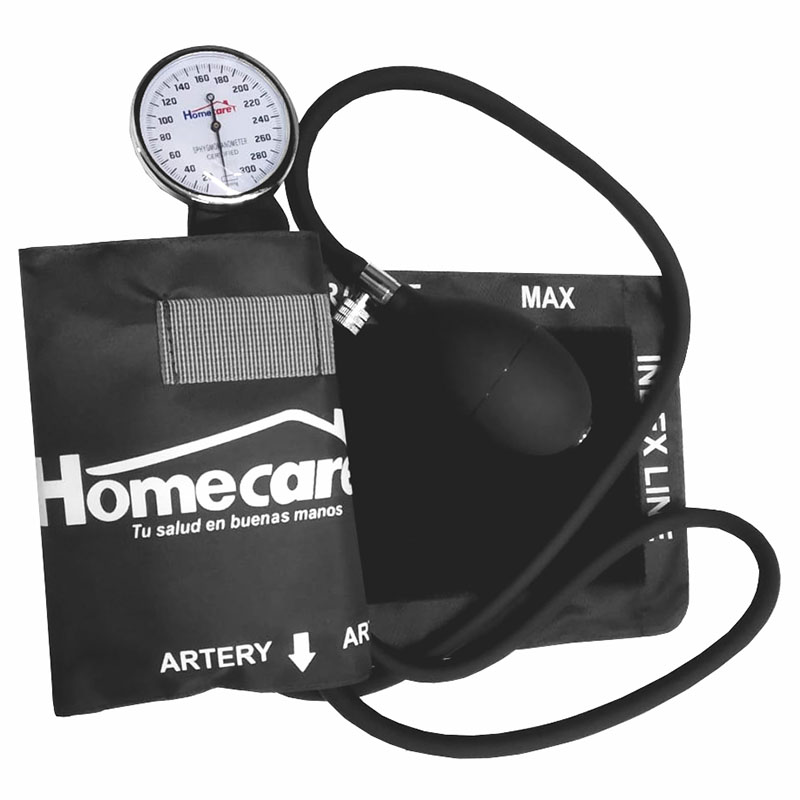 Baumanometro Aneroide Manual Negro Estuche Portatil