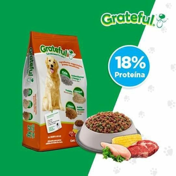 Grateful Adulto Alimento para Perro 25 kg
