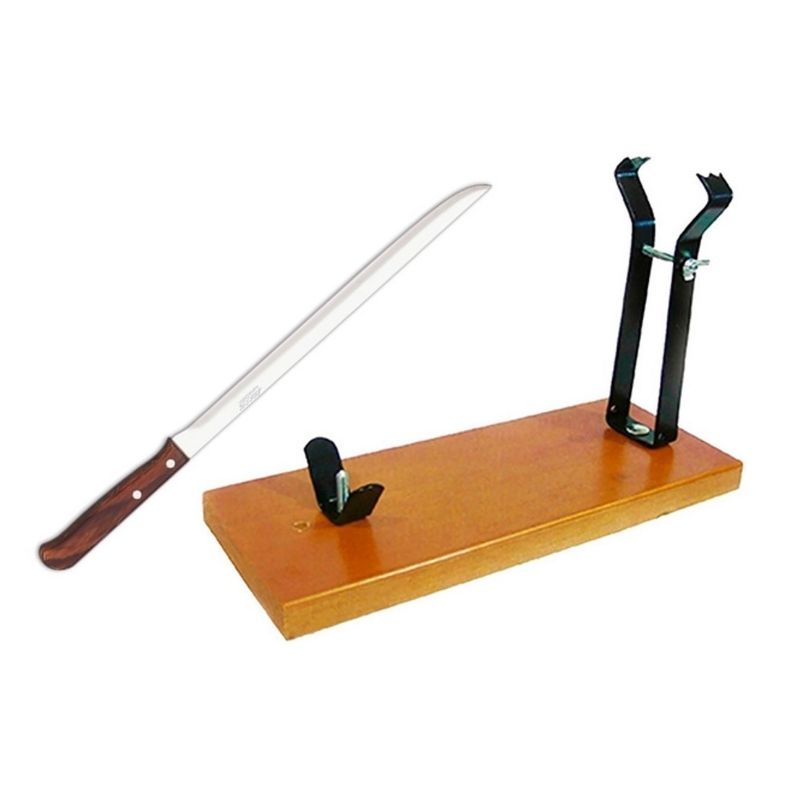 Tabla Jamonera De Pinza Torre Fijo Cuchillo Jamonero Arcos