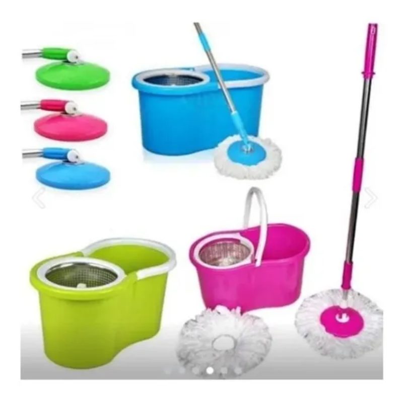 Spin Mop 360 Trapeador Smart Giratorio Mágico Con Cubeta 