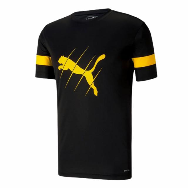 PLAYERA PUMA HOMBRE FITBPLAY NEGRA LOGO CASUAL MODA