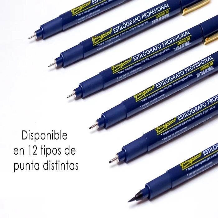 Estilografos Manga Sketch Bocetos 6 Puntas Diferen Y Estuche