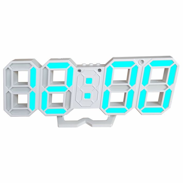 Reloj Digital de pared o buro 2310 Luz Led azul