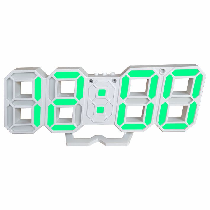 Reloj Digital de pared o buro 2310 Luz Led Verde