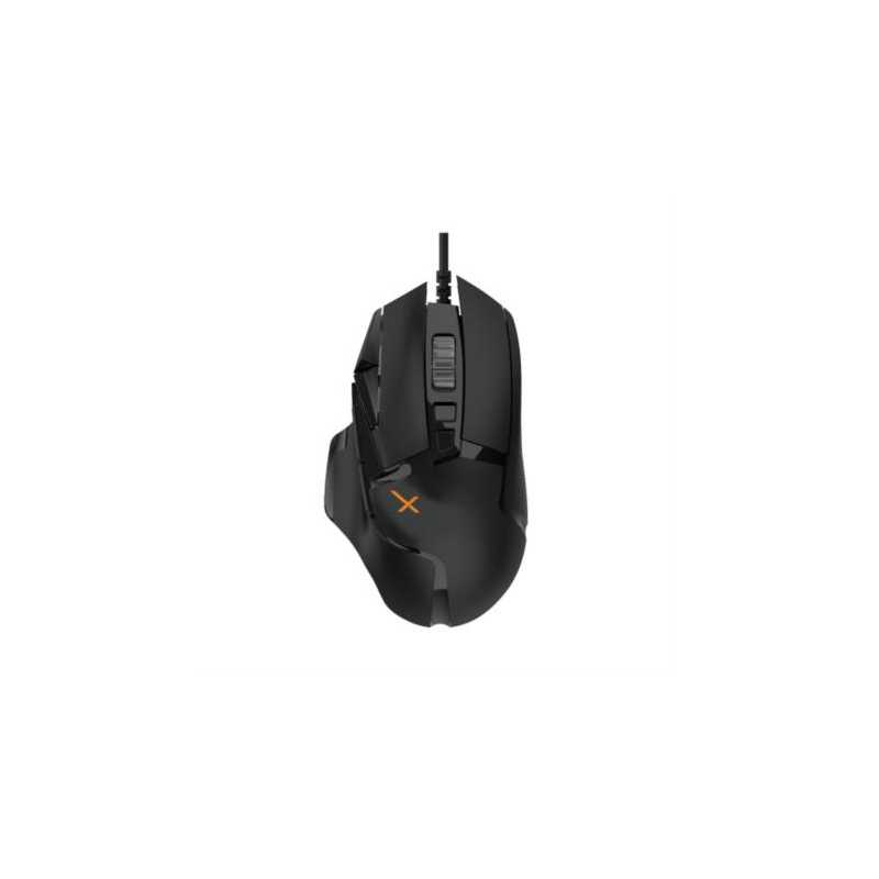 Mouse Gaming Xzeal XZ950 Alámbrico 16000 dpi RGB Scroll 10 Botones Color Negro