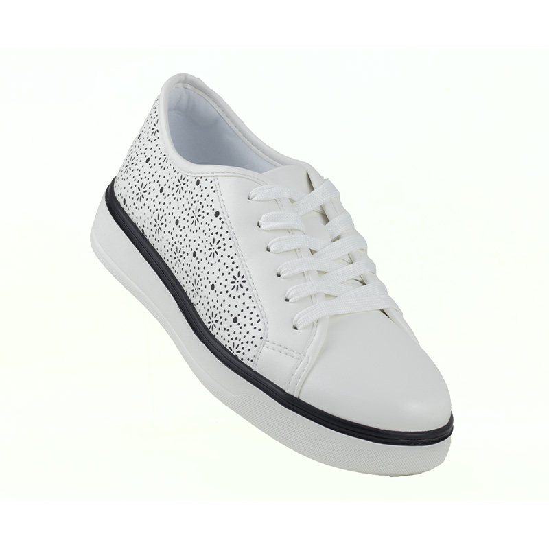 TENIS URBANOS DE DAMA CLASICOS FLEXI 107702 BLANCO COMODOS ORIGINAL