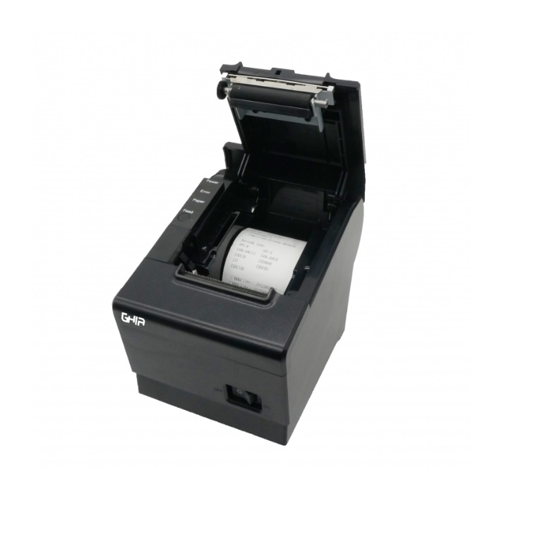 MINIPRINTER TERMICA GHIA NEGRA 58MM USB AUTOCORTE PUNTO DE VENTA IMPRESORA NEGOCIO TIKETS TIENDA
