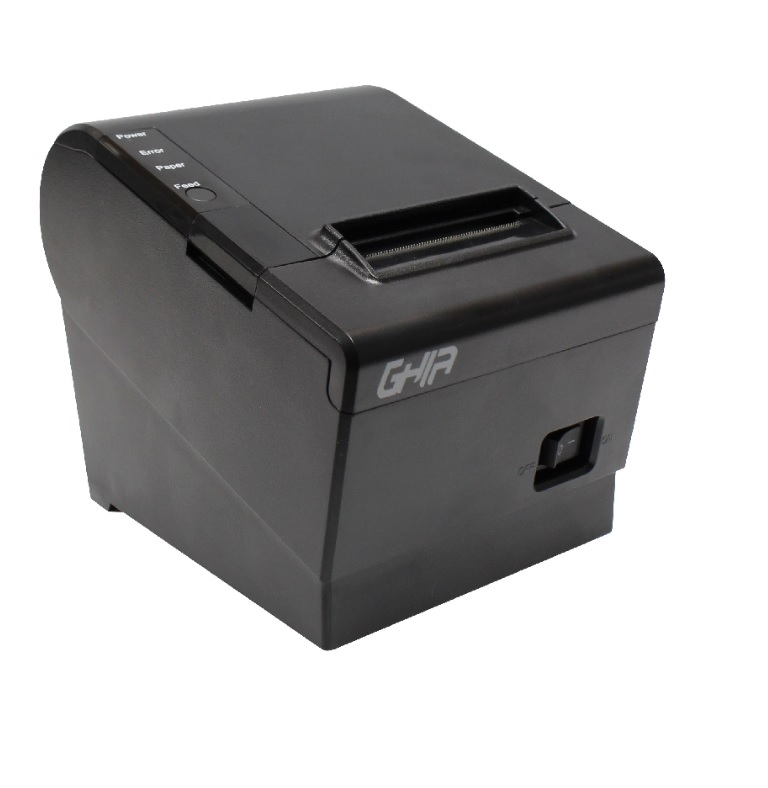 MINIPRINTER TERMICA GHIA NEGRA 58MM USB AUTOCORTE PUNTO DE VENTA IMPRESORA NEGOCIO TIKETS TIENDA