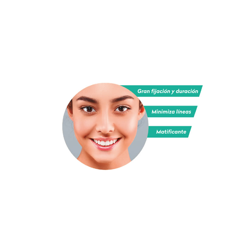 Polvo Fijador Traslúcido Bissú Larga Duración.