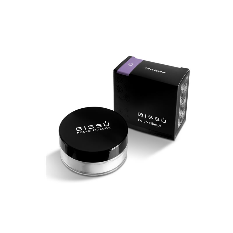 Polvo Fijador Traslúcido Bissú Larga Duración.