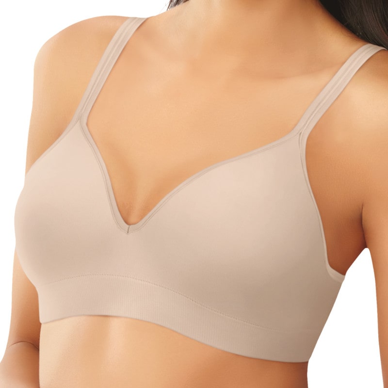 Bra de copa moldeada sin costuras y sin varillas con tecnología ComfortFlex Fit. Marca:Playtex..
