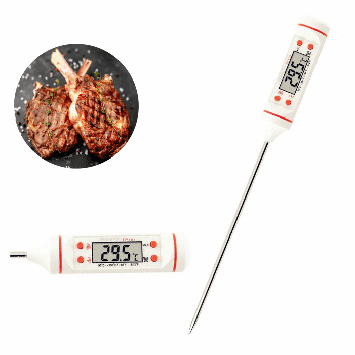 TERMOMETRO DIGITAL PARA CARNE LIQUIDOS 