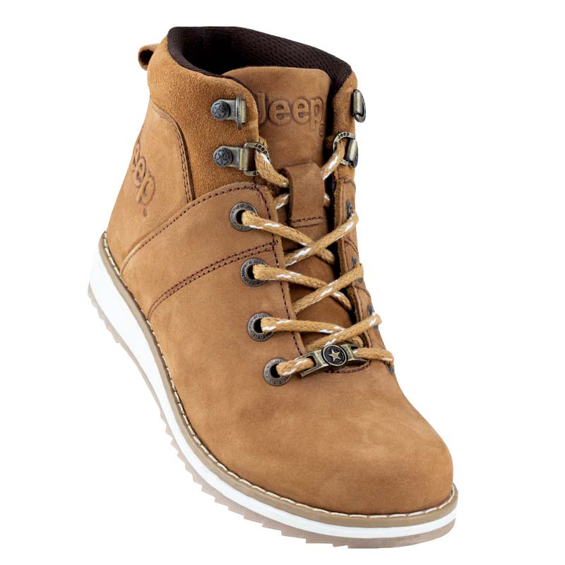 BOTAS CASUALES PARA MUJER JEEP 9432 NOBUCK BRONCE ORIGINAL
