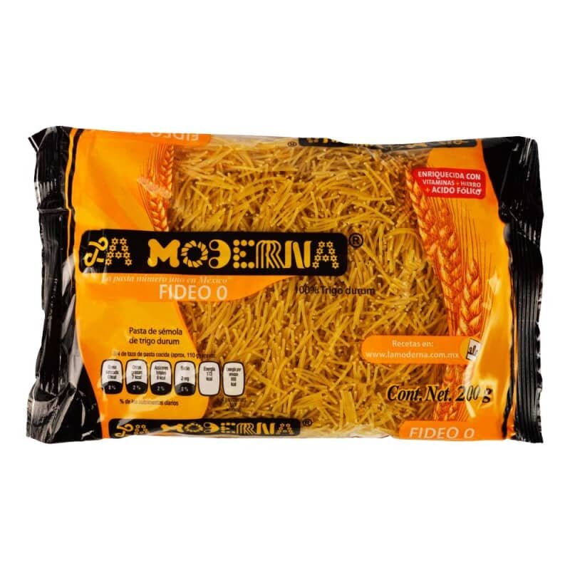 Fideo Delgado La Moderna 44 pzas de 200 g