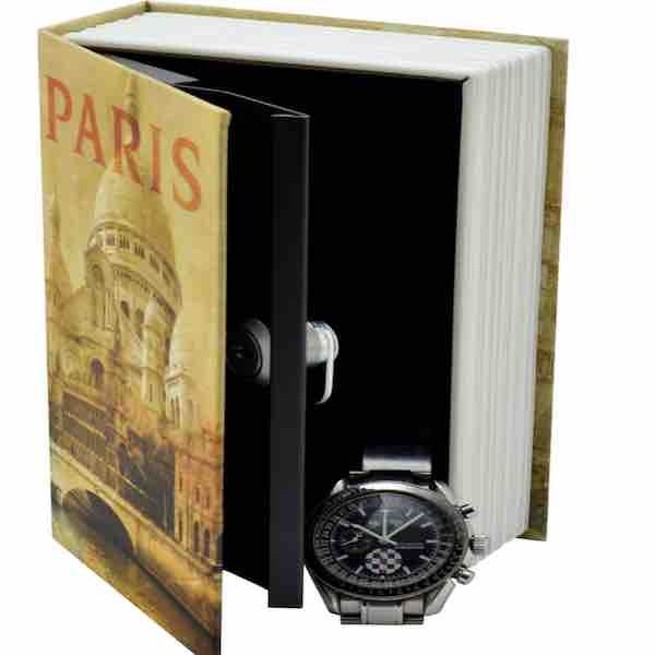 Caja de seguridad tipo libro París 7"