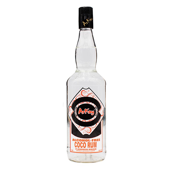 Arkay Bebida No Alcohólica Al Sabor De Coco Rum - Botella de 1L