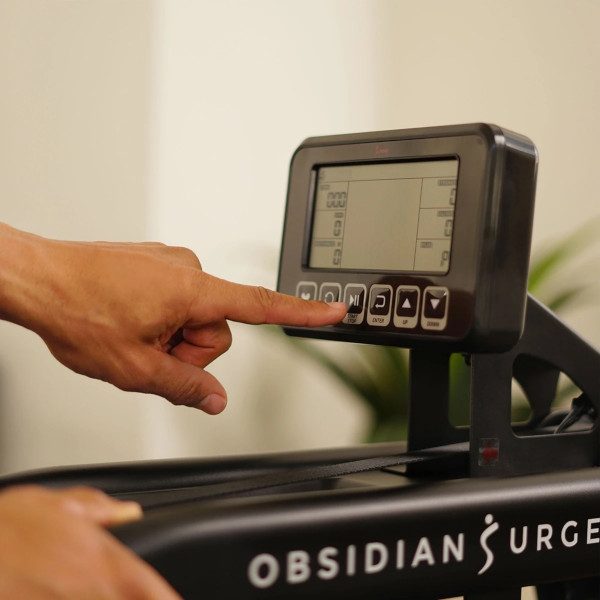 Remadora Profesional de Agua  con Monitor Obsidian Surge Sunny Health & Fitness  SF-RW5713