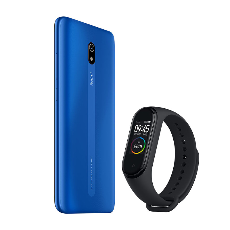 Bundle Redmi 8A Ocean 32GB + Mi Band 4 Black