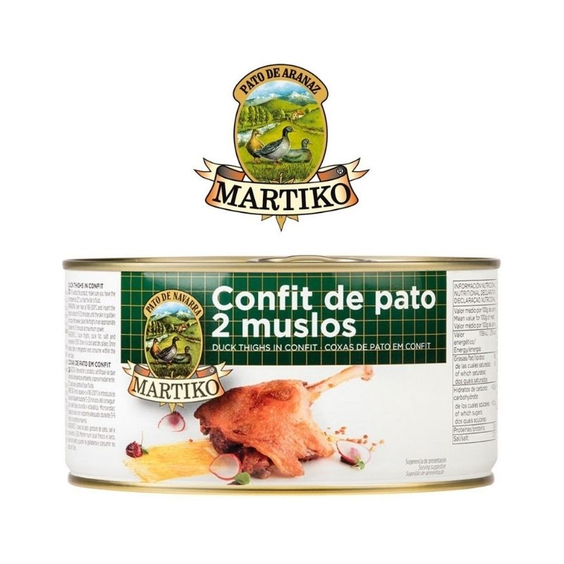Muslos De Pato Confit 2 Pzas 870 G Martiko