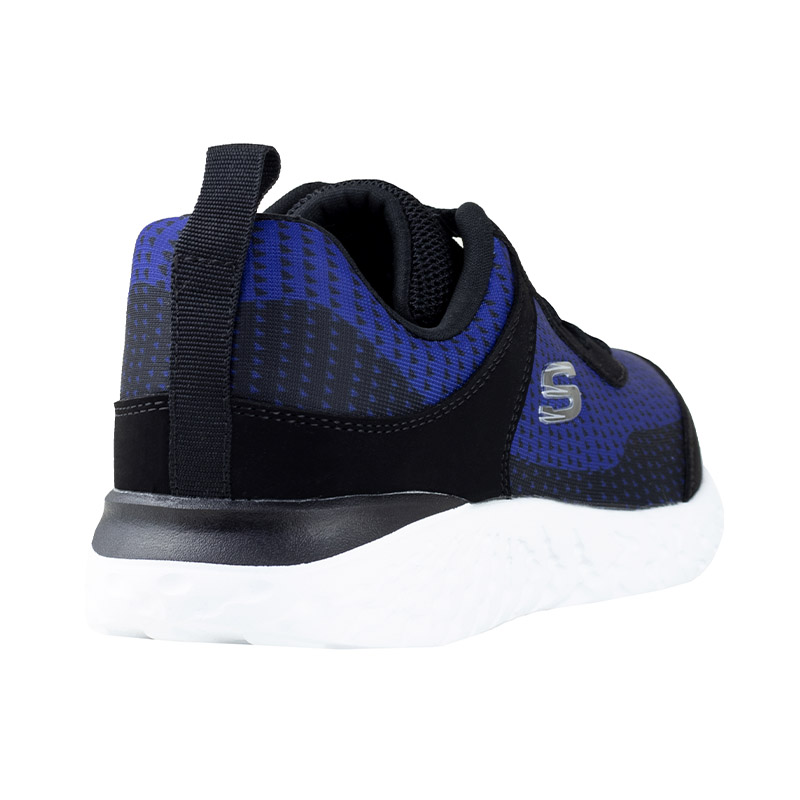 TENIS DEPORTIVOS PARA HOMBRE SKECHERS MEMORY FOAM ORIGINAL 8790017 NEGRO AZUL