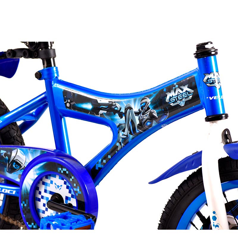 Bicicleta Veloci Max Steel Explosive Action Rodada 16 Azul