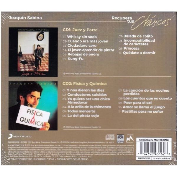 Joaquin Sabina ~ Juez y parte / Física y quimica (2CD) 