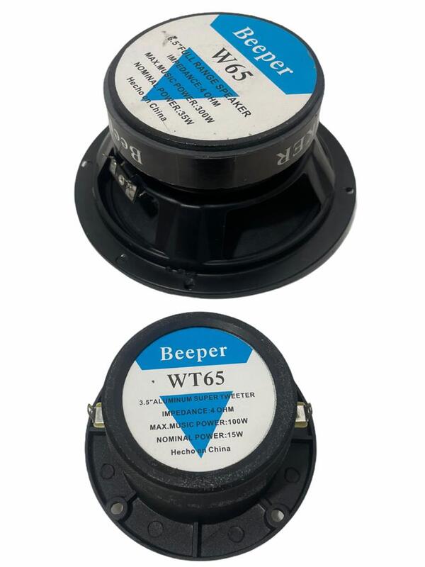 set de medios beeper 6.5 pg completo balas beep-set-65pro