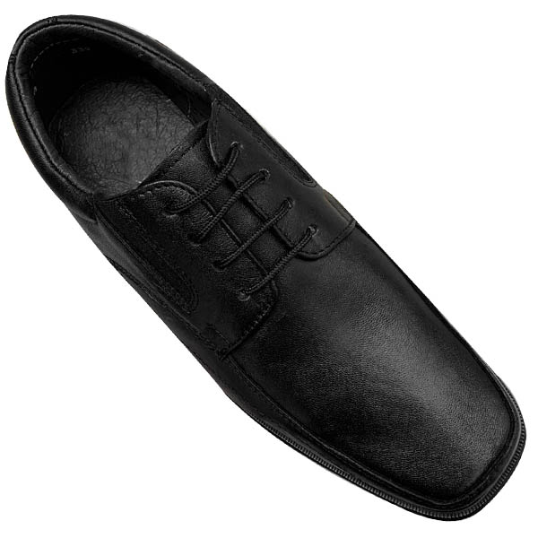 Zapato Negro Para Pie Delicado Suela de Vaqueta mod 1044 Zanthy Shoes