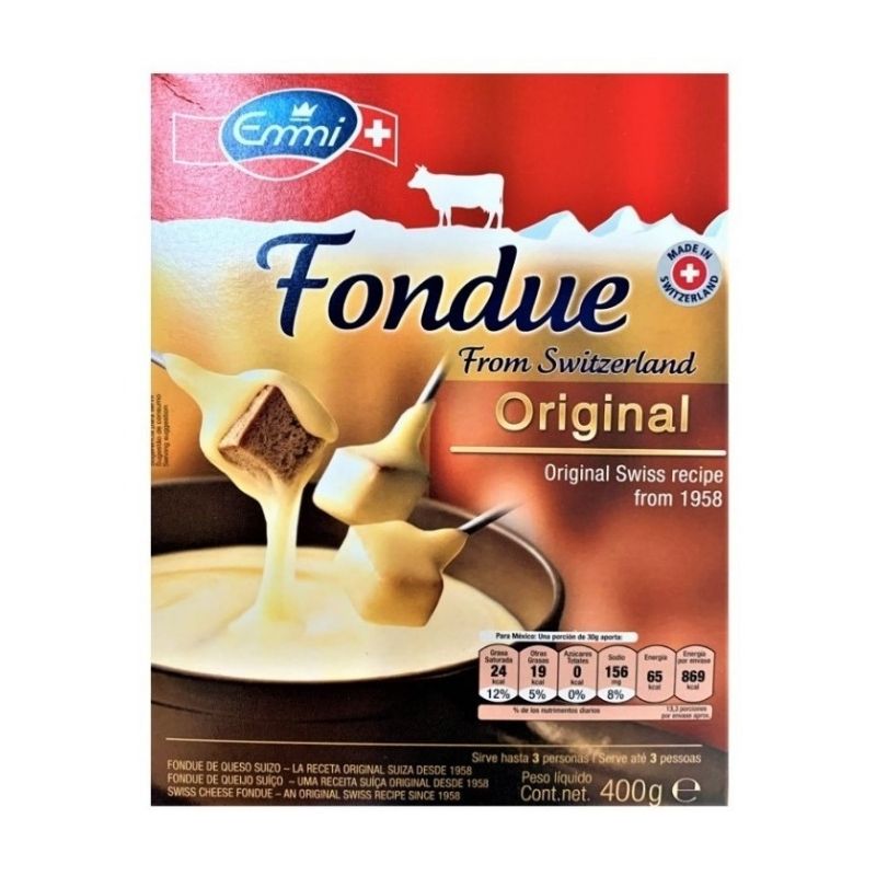 Queso Fondue Original Emmi 400 Gr Suiza 