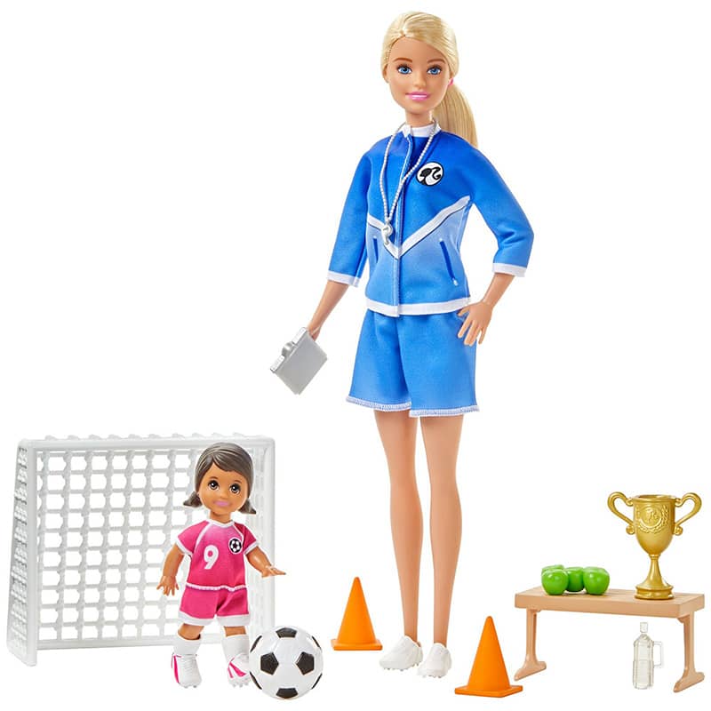 Barbie You Can Be Anything Entrenadora De Futbol