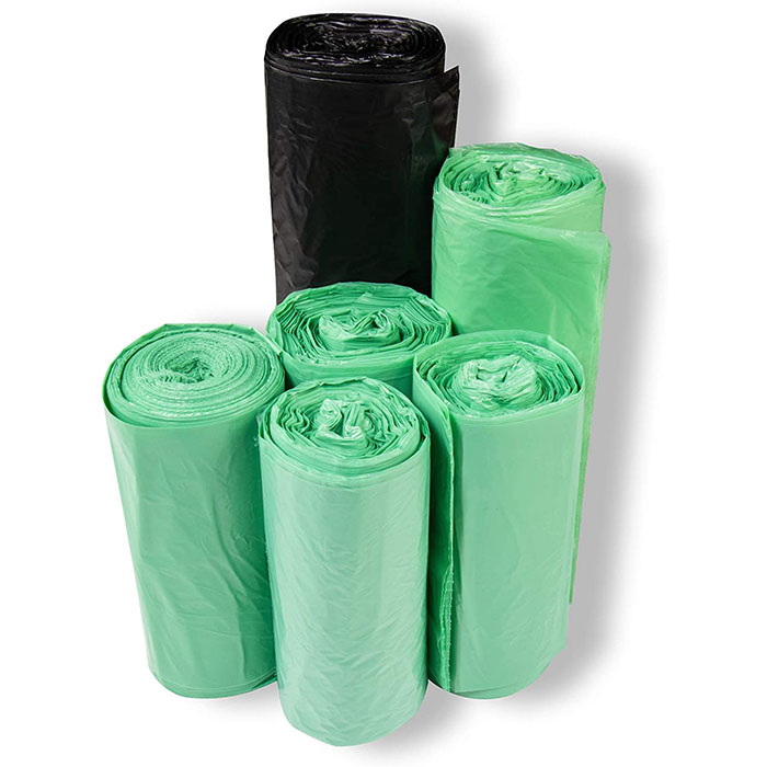 Kit de Bolsas de basura Biodegradables de diferentes tamaños para el Hogar u Oficina
