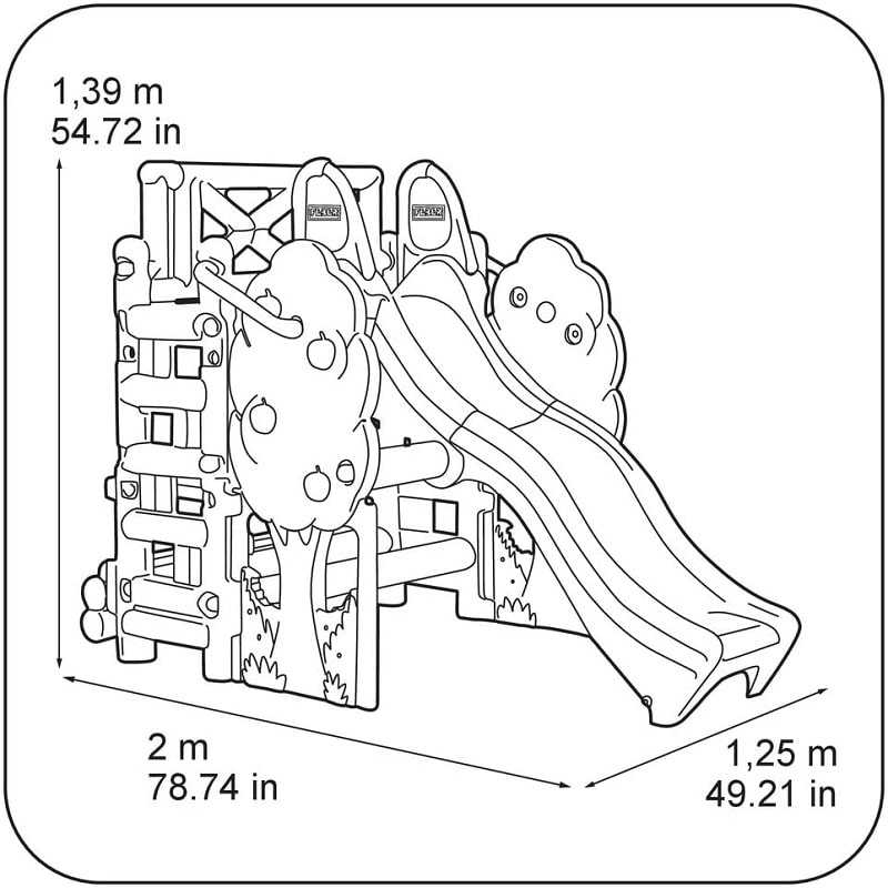 Centro De Actividades Resbaladilla infantil Feber