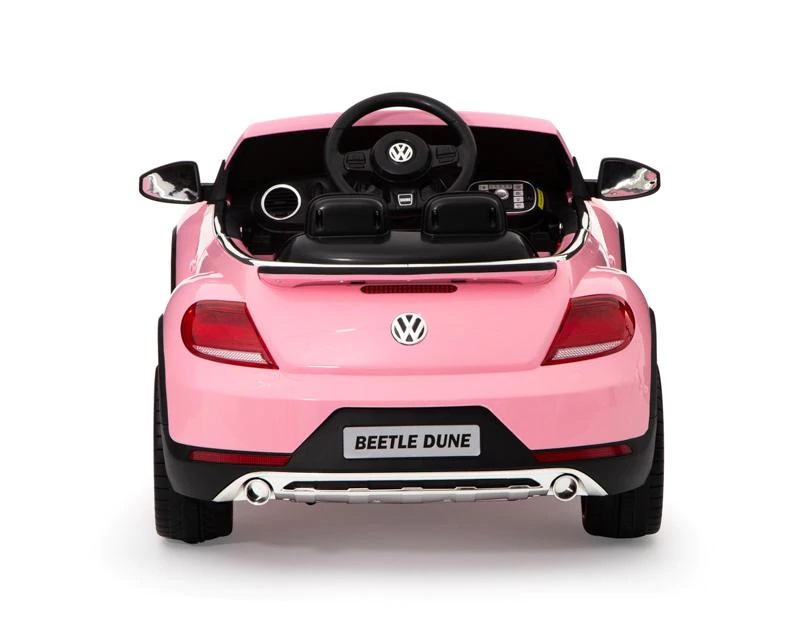 Montable electrico Beetle VW Rosa con Control Remoto