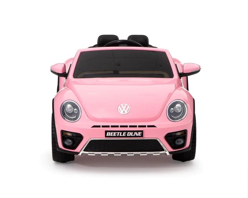 Montable electrico Beetle VW Rosa con Control Remoto