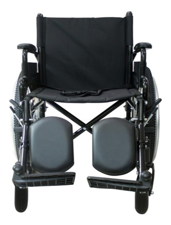 Silla De Ruedas Todo Terreno Con Elevapiernas SGLY Tornado Negro 