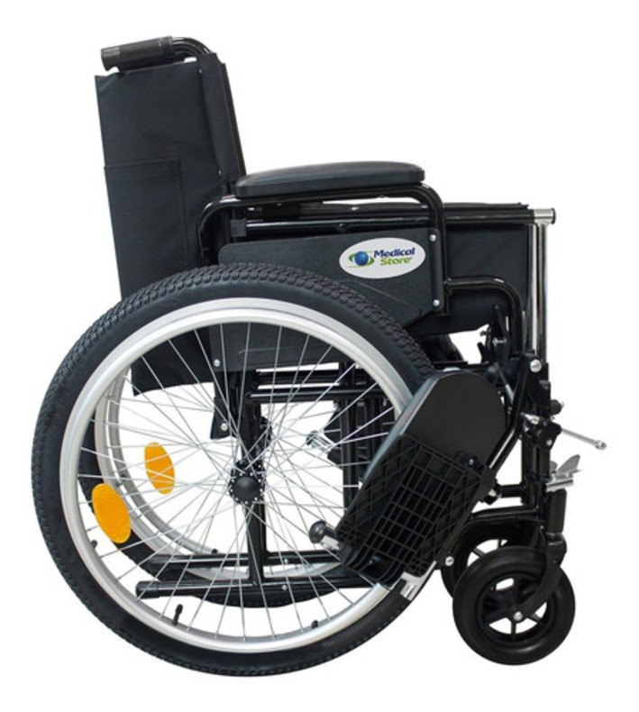 Silla De Ruedas Todo Terreno Con Elevapiernas SGLY Tornado Negro 