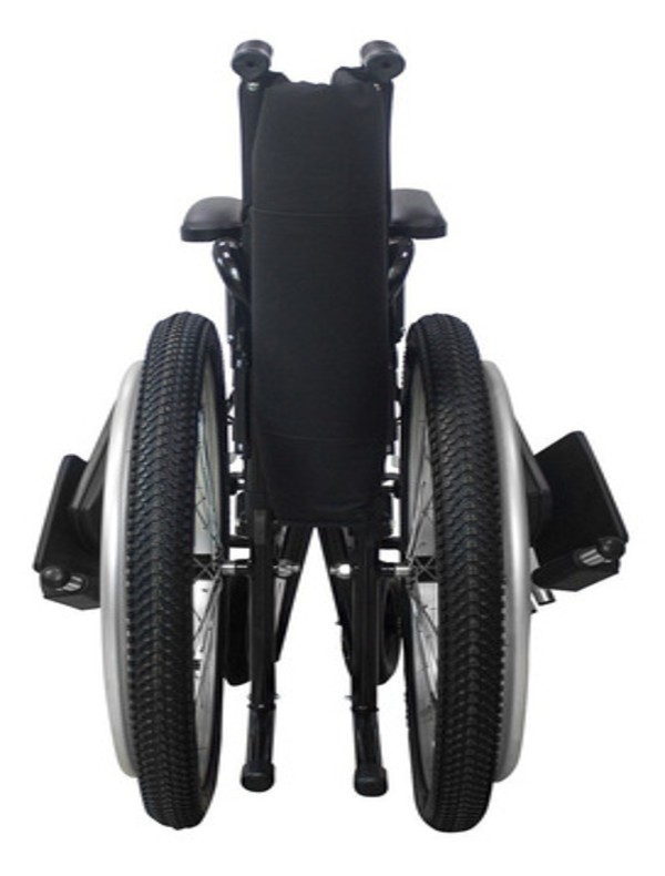 Silla De Ruedas Todo Terreno Con Elevapiernas SGLY Tornado Negro 