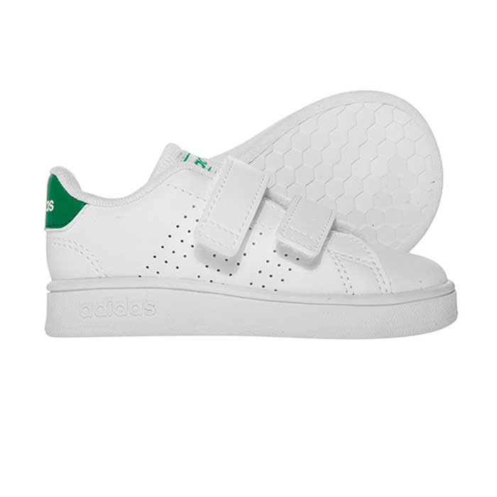 TENIS PARA NIÑOS ADIDAS NIÑO BLANCO ADIDAS ADVANTAGE VELCRO EF0301.